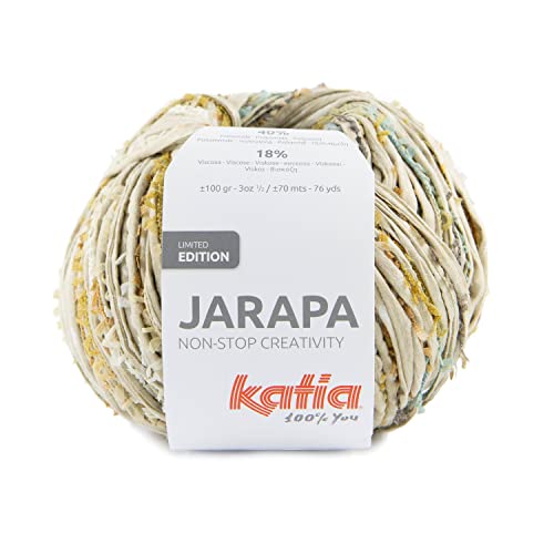 Katia JARAPA in 100 Gramm und 70 Meter (Beige Braun Ocker Blau (502)) von Katia