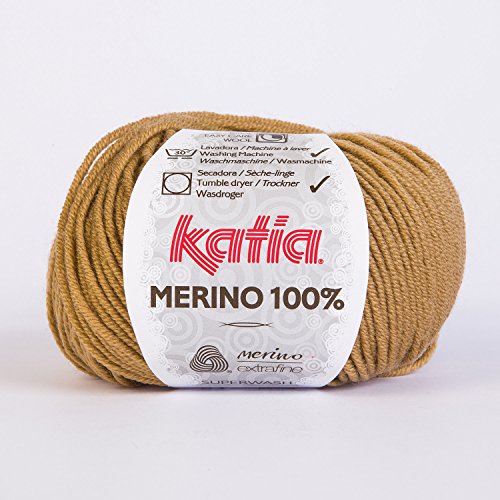 Katia Merinogarn Merino 100% in camel (57) von Katia