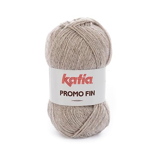 Katia Promo-Fin - Farbe: Beige Mezcla (846) - 50 g/ca. 170 m Wolle von Katia