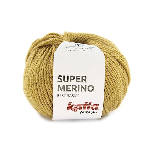 Katia Super Merino - Farbe: Camel (35) - 100 g/ca. 125 m Wolle von Katia