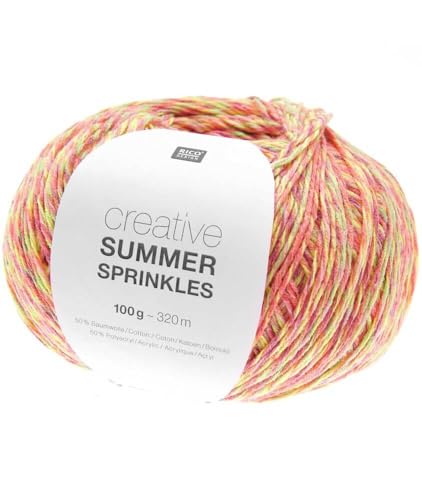 Rico Design 100g Creative Summer Sprinkles - Farbe: 08 - neon pink - Das Gute-Laune-Sommergarn. Rico Design 100g Creative Summer Sprinkles - Farbe: 08 - neon pink - Das Gute-Laune-Sommergarn. von Material