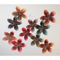 Baby Mobile Origami Blume Kinderzimmer-Dekoration Die Natürliche von KatiemadeOrigami