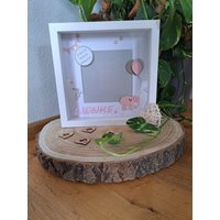 Personalisierter 3D Babybilderrahmen. Tolles Geschenk Zur Geburt, Taufe Oder Dem Ersten Geburtstag von KatinkaSpecialMoment