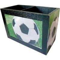 Utensilienbox Stiftebox Fußball von KatisCreativWelt