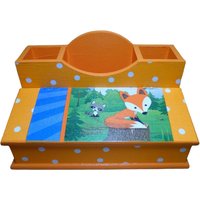 stiftebox Mit Fuchs, Nutzbar Als Schreibtischbox von KatisCreativWelt