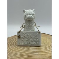 Dekofigur Alpaka Aus Raysin Art. Nr. 061 von KatjasDekoideenShop