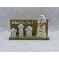 Dekoset "Heimathafen" Mit Leuchtturm Für Ballonlicht Art.-Nr. 203 von KatjasDekoideenShop