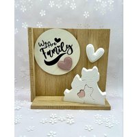 Süße Tierfamilien Aus Raysin "We Are Family" Art. Nr. 100 von KatjasDekoideenShop