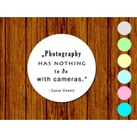 Flaschenöffner Mit Keyring Fotografie Zitat Fotograf Berühmt 2, 3 Zoll Spiegel Geschenk Ideen Fotografen Taschenkamera von KatjasKamera