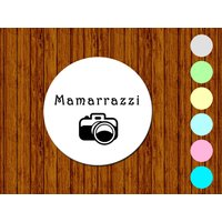 Mamarrazzi Pinback Button Abzeichen Kühlschrank Magnet Bottle Opener Fotografie Fotograf Geschenk Idee Geek Whimsical Lustige Aufkleber Set von KatjasKamera