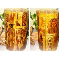 2Er Set Runde Windlicht Tischdeko Ägypten Pharao König Hieroglyphen Pyramiden 2Er Set Runde Windlicht Tischdeko Ägypten Pharao König Hieroglyphen Pyramiden von Katjasdeko