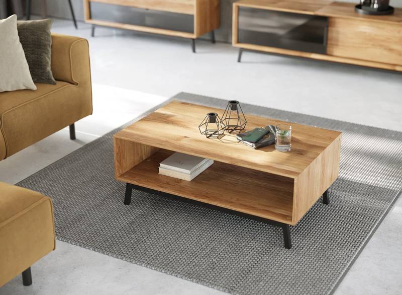 Katmandu Couchtisch Modern Loft aus massiver Eiche von Katmandu