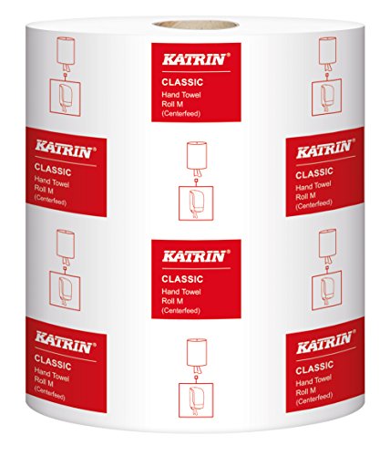 Katrin 481911 Classic M2 Handtücher, 2-lagig, Weiß (6-er Pack) von Katrin