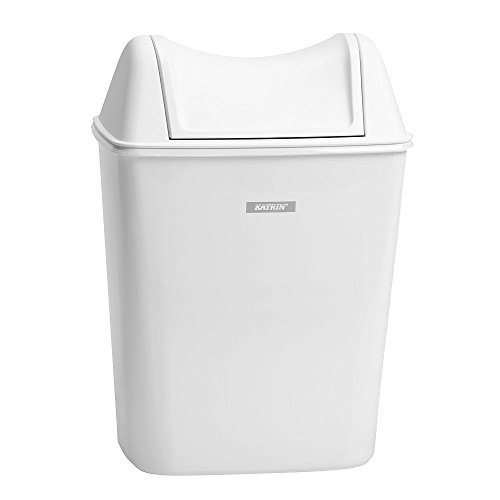 Katrin 91851 Damenhygiene-Abfallbehälter, 8 L, Weiß von Katrin