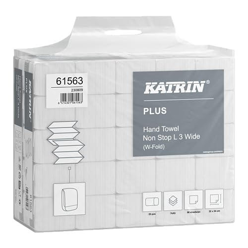 Katrin Plus Hand Towel Non Stop L 3 24,0 x 32,0 cm, 3-lagig 2.250 Blatt von Katrin