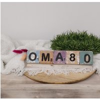 Tolles Set Mit 4-5 Buchstaben/ Zeichen Und Einem Aufsteller Aus Balsa Holz Diy Scrabble Geschenk Mitbringsel Tischdeko Namen Party Vintage Tolles Set Mit 4-5 Buchstaben/ Zeichen Und Einem Aufsteller Aus Balsa Holz Diy Scrabble Geschenk Mitbringsel Tischdeko Namen Party Vintage von KatrinsKreativHouse