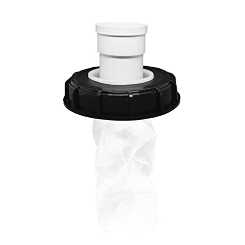 T typ IBC Deckelfilter,163mm IBC Gerader Kopf Deckel Filter, Vertikal Nylon Regenwasserfilter DN 150 Behälter Lid Filter, Auswaschbar mit Deckel für IBC Behälter von Katsiro