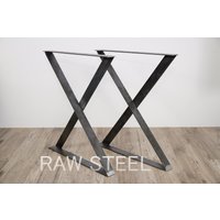 stahl Tischbeine, Metall Esstischbeine | 2Er Set X-Form. Moderne Tischbeine Auf Metallbeinen von KattoDESIGN