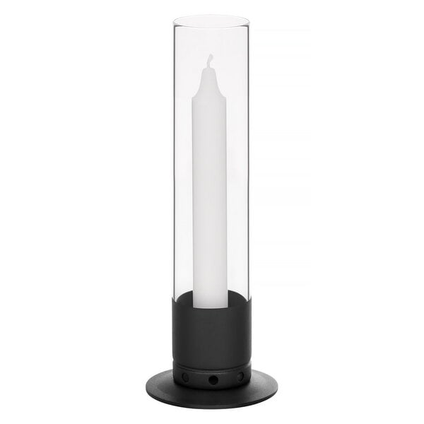 Kattvik Design - Windlicht mit Edelstahl- oder Messingfuß - edler Kerzenständer von Kattvik Design