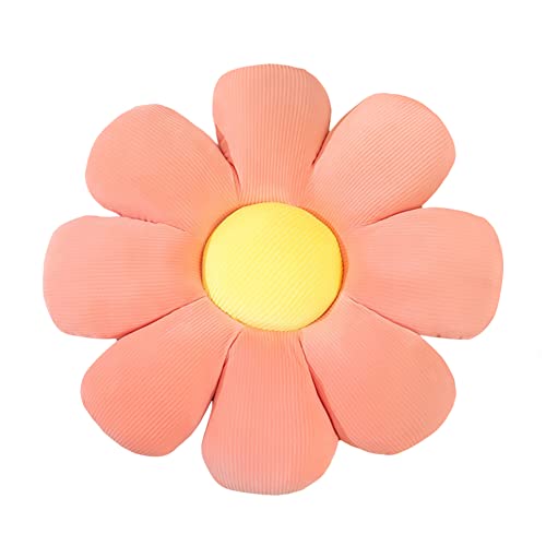 Blumenbodenkissen Blumenförmige Kissen Gänseblümchen Sofakissen Weiches Bequemes Buntes Plüsch Kissen Tatami Sitzkissen Niedliche Plüsch Stuhlkissen Dekokissen für Zuhause Sofa Bett Wohnzimmer von Katutude