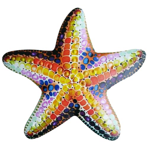 Katutude Seesterne Deko, Seestern Metall Wandkunst Dekor Seestern Ornament Seestern Kunsthandwerk für Wohnzimmer Schlafzimmer Badezimmer Garten Terrasse Veranda von Katutude