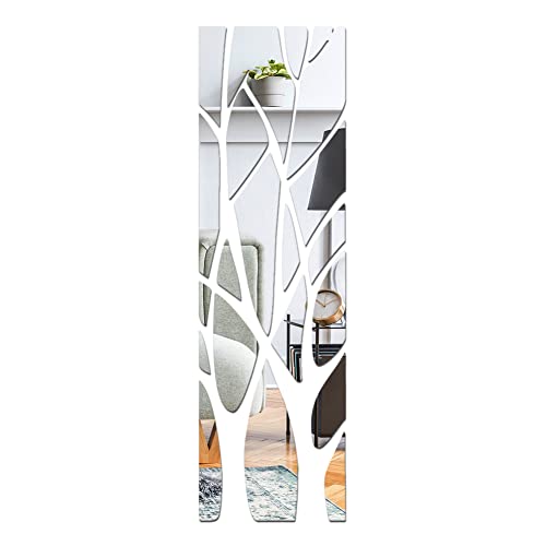 Katutude Spiegel Wandaufkleber, DIY Baum-Spiegel-Wand-Aufkleber, Baum Muster Spiegel Wandaufkleber Spiegel Aufkleber für Schlafzimmer Wohnzimmer Dekoration Katutude Spiegel Wandaufkleber, DIY Baum-Spiegel-Wand-Aufkleber, Baum Muster Spiegel Wandaufkleber Spiegel Aufkleber für Schlafzimmer Wohnzimmer Dekoration von Katutude