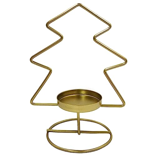 Kerzenständer Kerzen Halterung für Teelicht, Metall Weihnachtsbaum Stern Geformt Teelichthalter Xmas Christmas Kerzen Deko Gold Kerzenleuchter für Hochzeit Hausparty Tischdeko von Katutude