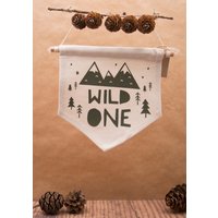 Wild One Wimpelkette Aus Natürlicher Baumwolle Wild One Wimpelkette Aus Natürlicher Baumwolle von KatyandtheBear