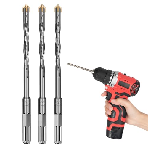 Katyjun 3PCS 6 * 150mm*9.5mm Steinbohrer Set, Betonbohrer Set, Bohrer Set von Katyjun
