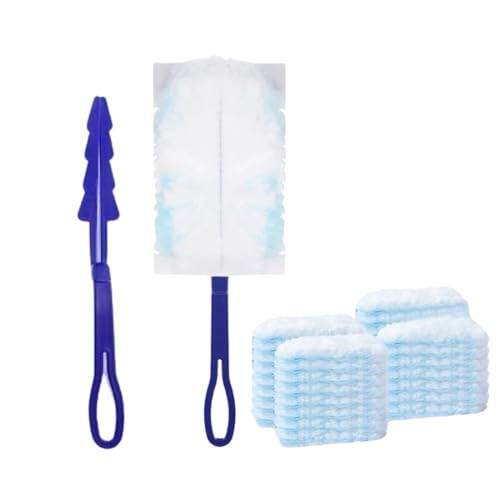 Katyjun 42PCS Duster Staubmagnet Kit, Staubmagnet Nachfüllpack mit 1 Griff von Katyjun
