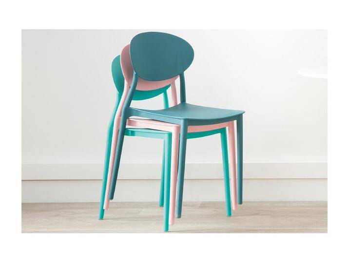 2 Design-Stühle Grau Polypropylen ANNA von Kauf-Unique Marketplace