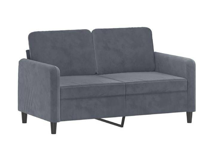 2-Sitzer-Sofa Dunkelgrau 120 cm Samt von Kauf-Unique Marketplace