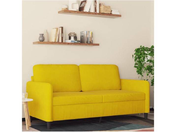 2-Sitzer-Sofa Gelb 140 cm Samt von Kauf-Unique Marketplace