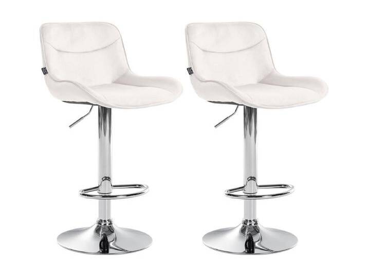 2er Set Barhocker Vonore Samt chrom von Kauf-Unique Marketplace