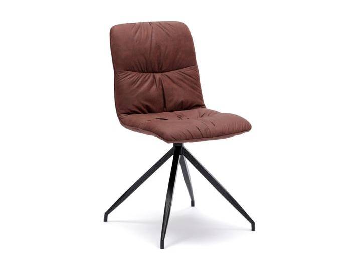 2er-Set braune Mikrofaser-Polsterstühle Eléganta , moderne Sessel mit Samteffekt, 38 x 43 cm, 86,5 h von Kauf-Unique Marketplace
