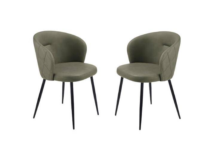 2er-Set grüne Esszimmerstühle Boston aus Öko-Leder cm 56x55 78h 2er-Set grüne Esszimmerstühle Boston aus Öko-Leder cm 56x55 78h von Kauf-Unique Marketplace