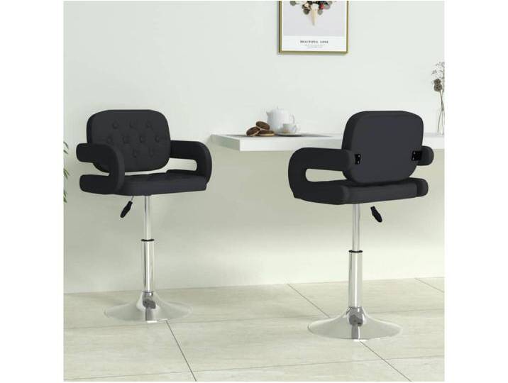2er-set-Stühle Esszimmerstühle Drehbar Schwarz Kunstleder -gkd612537 von Kauf-Unique Marketplace