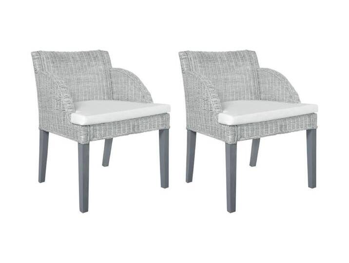 2er-set-Wohnzimmerstühle Esszimmerstühle mit Kissen Grau Natur Rattan -gkd244347 von Kauf-Unique Marketplace
