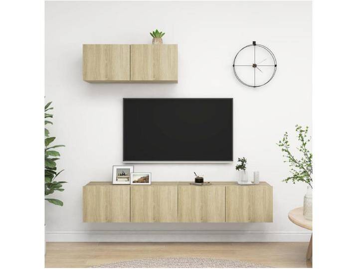 3 Stk.TV-Schränke,TV-Möbel Sonoma-Eiche Holzwerkstoff -gkd755059 von Kauf-Unique Marketplace