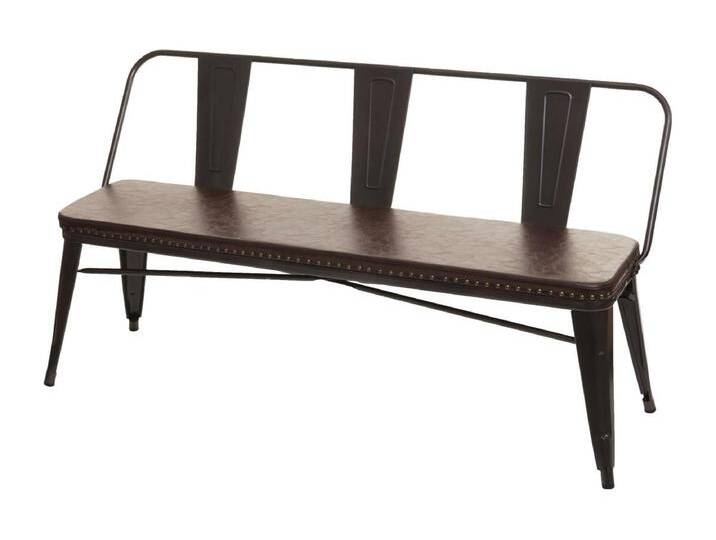 3er Sitzbank MCW-H10, Schwarz-braun von Kauf-Unique Marketplace
