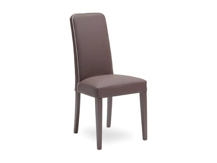 4er-Set moderne braune Polsterstühle Gardenia aus Kunstleder, 46x59 cm, 99h 4er-Set moderne braune Polsterstühle Gardenia aus Kunstleder, 46x59 cm, 99h von Kauf-Unique Marketplace