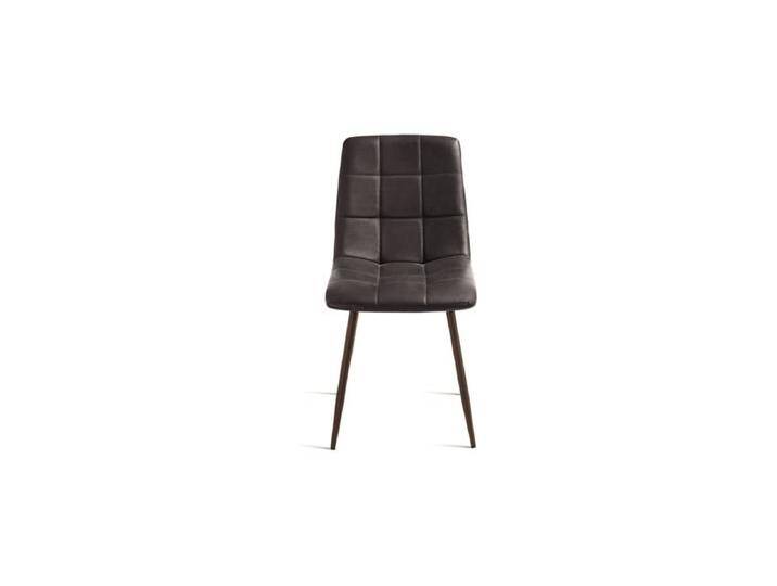 4er-Set moderne braune Stühle Siviglia mit lackiertem Metallrahmen, Sitzfläche aus Öko-Leder mit Soft-Touch-Effekt 4er-Set moderne braune Stühle Siviglia mit lackiertem Metallrahmen, Sitzfläche aus Öko-Leder mit Soft-Touch-Effekt von Kauf-Unique Marketplace