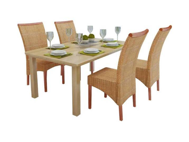 4er-set-Stühle Esszimmerstühle Braun Natur Rattan -gkd335867 von Kauf-Unique Marketplace