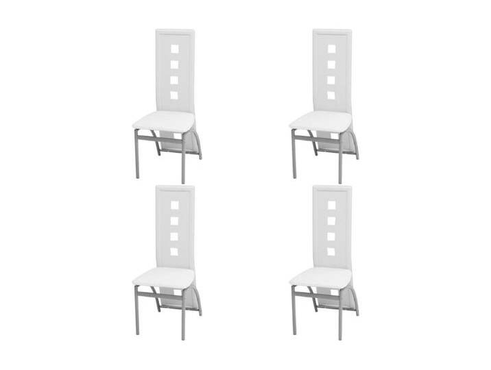 4er-set-Stühle Esszimmerstühle Weiß Kunstleder -gkd611425 von Kauf-Unique Marketplace
