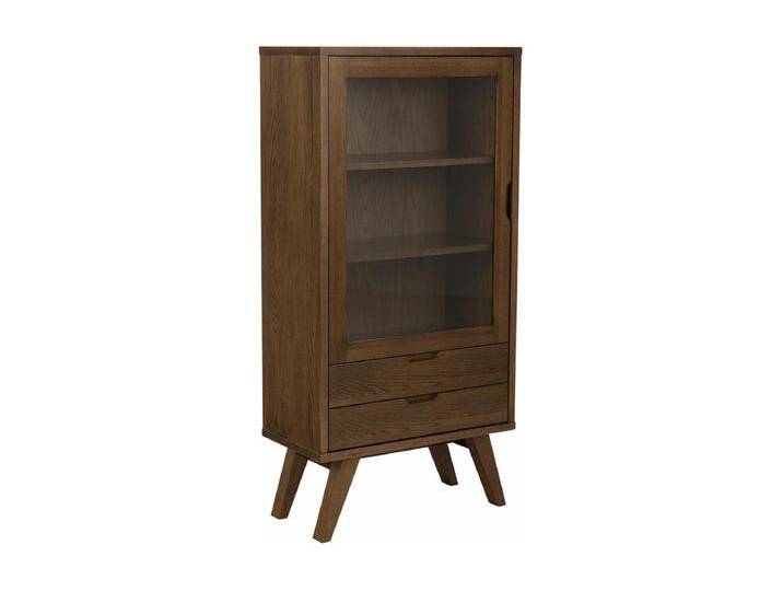 A-Line Vitrinenschrank 1 Tür 2 Schubladen 2 Regale Grau. von Kauf-Unique Marketplace