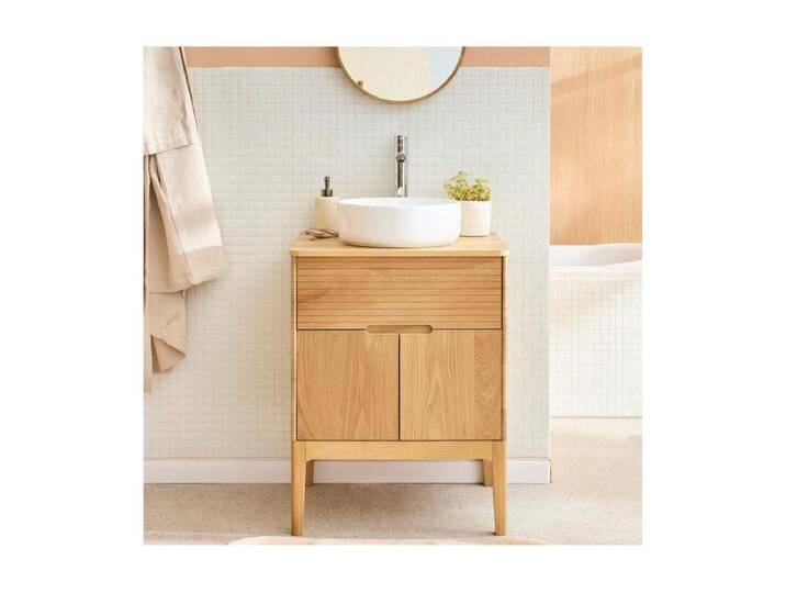 ALASKA Einzelwaschtisch-Unterschrank-Set 60cm + Spüle + Armatur ALASKA Einzelwaschtisch-Unterschrank-Set 60cm + Spüle + Armatur von Kauf-Unique Marketplace