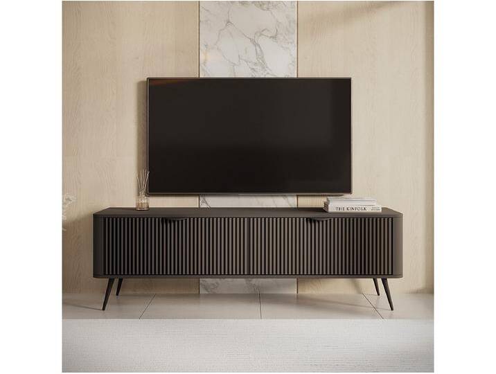 AX LIVING Moderner TV Board schwarz matt Vespasia 163 2D 163cm Breite AX LIVING Moderner TV Board schwarz matt Vespasia 163 2D 163cm Breite von Kauf-Unique Marketplace