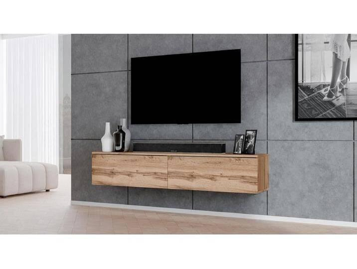 AX LIVING modernes TV Board Loriano 180 Designer Lowboard Eiche Wotan von Kauf-Unique Marketplace