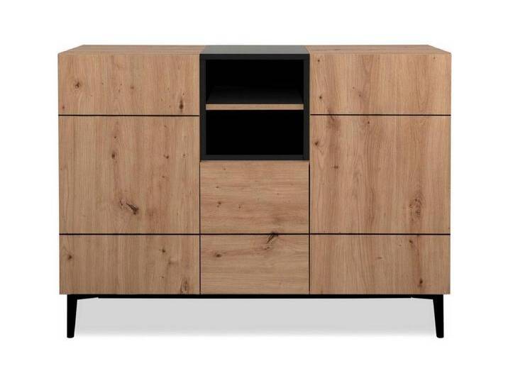 Anrichte 3 Türen 2 Nischen L120 cm - Nola von Kauf-Unique Marketplace