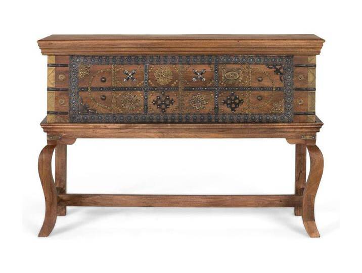 Antiker Konsolentisch aus Mangoholz Antiker Konsolentisch aus Mangoholz von Kauf-Unique Marketplace